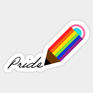 Pride Pencil Writing Sticker